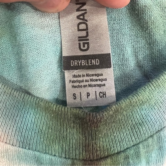 Custom reverse dyed shirt using custom Green Day Atlanta 2022 concert shirt - Picture 3 of 3